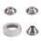 PARKTexture Sprayer Orifice Tip Set,3 Nozzle Tips,Threaded Collar for Wal-Board Drywall Texture-Pro 200 1