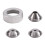 PARKTexture Sprayer Orifice Tip Set,3 Nozzle Tips,Threaded Collar for Wal-Board Drywall Texture-Pro 200 2