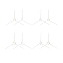 PARK8 Pcs Side Brush for Tefal Rowenta X-Plorer Serie 95 RG7975WH RG7987WH Robotic Vacuum Cleaner Spare