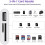 PARKsuitable for memory card reader, compatible with iPad Pro, MacBook Pro/Air,3-in-1 USB camera reader 2