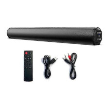 PARKWireless Bluetooth Sound Bar, Tehokas Stereo Surround Sound, Subwoofer, FM-radio, Kotiteatterijärjestelmä