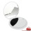 PARKCompact Round LED Makeup Mirror - ZERODIS - Foldable and Portable - Bright LED Light 2