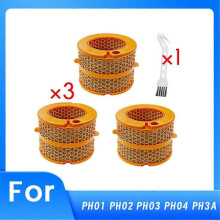 PARKAir Purifier Koolstofvezel Verdamperfilter met Reinigingsborstel compatibel met Dyson PH01 PH02