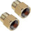 PARK2PCS M22 Hogedrukreinigeradapter Binnendraad Slangfitting Aptator Messing Slangadapter 1