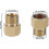 PARK2PCS M22 Hogedrukreinigeradapter Binnendraad Slangfitting Aptator Messing Slangadapter 2