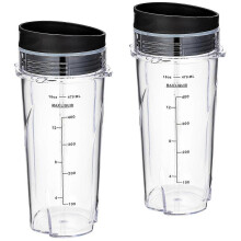 PARKAsoveltuu 16 unssin vaihtokuppeihin Ninja Qb3001ss Fit Compact Personal Blenderille, Kansillinen