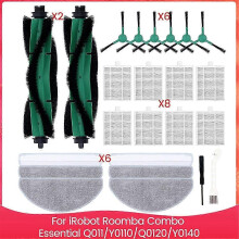PARKadecuado para piezas de repuesto para robots iRobot Roomba Combo Essential Series Q011, Y0110, Q0120,