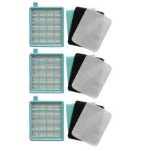 Kit de filtros HEPA PARK3 para aspiradoras FC8470, FC8471, FC8472, FC8473, FC8474, FC8476 y FC8477.