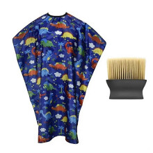 PARKKids Mantella da taglio per capelli con motivo carino, impermeabile, regolabile, per bambini, con