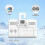 PARKsuitable for Fridge Freezer Thermometer, Digital Refrigerator Thermometer,with LCD Display, C/F Switch,for 2