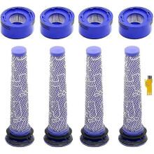PARKRebirth Laimaiou Accessoire Kit 4 Voorfilters en 4 Nafilters voor Dyson V8 Absolute V7 Motorhead