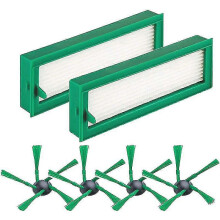 PARQUE Aplicable a 6 piezas de accesorios/repuestos para Vorwerk Kobold VR200, juegos de repuesto para