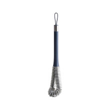 Cepillo de limpieza de nailon con mango largo para cocina, color azul, tamaño del producto: 38 x 6 x