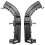 PARKCar Front Bumper Bracket 68024343AD 68024342AD Suitable for 2008-2020 1