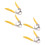 PARK4PCS Corn Peeler Stainless Steel Corn Cob Stripper Tool with Corn Shape Plastic Handle for Kitchen 2