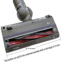 Cepillo de repuesto PARK compatible con aspiradora Dyson V6/dc59/dc62/sv03 (1 rodillo de cepillo de