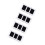 PARK4Pcs Refrigerator Air Filter Replacement Activated Carbon Highly Effective Air Purifying Filter Element 2