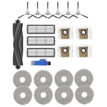 PARKSuitable for Dreame L10S Ultra, L10 Ultra Robot Vacuum Cleaner Main Side Brush HEPA Filters Dust Bags