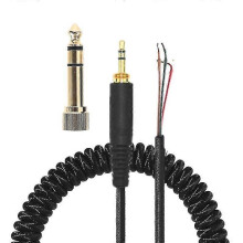 Cavo di ricambio per DJ PARKSping Coiled Repair per Ath-m50 Ath-m50s Mdr-7506 7509 V6 V600 V700 V900