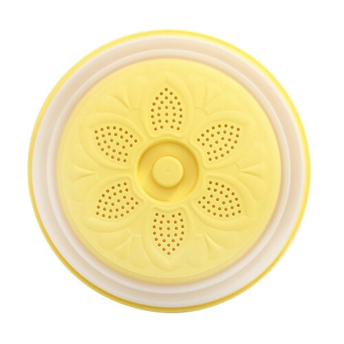 PARKDish - Cesta de drenaje plegable para microondas, a prueba de polvo, protección contra salpicaduras