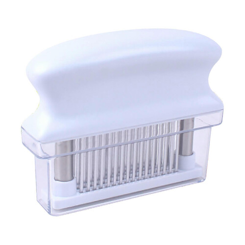 PARKMeat Tenderizer Pork Beef Steak Needle 48 Blade Tenderizer Tool for Kitchen Cooking White