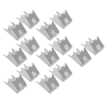 PARK14PCS 1,5 mm pakastimen hyllypidikkeet 304 ruostumattomasta teräksestä solki jääkaapin hyllytuki