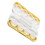 PARKDumpling Maker Compact PP Space Saving Ergonomic Handle Manual Dumpling Skin Maker for Kitchen Yellow 2