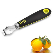 PARKStainless Stahl Zitrone Reibe Gezackte Klinge Zitrone Schäler mit Kanal Messer-OEIN