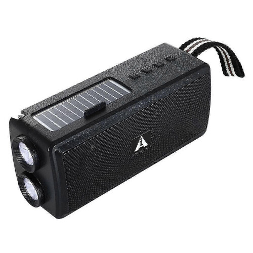 PARKSolar Charging Wireless Bluetooth 5.3 Speaker TF/USB/FM Radio LED Flashlight Function with 14500 Ba