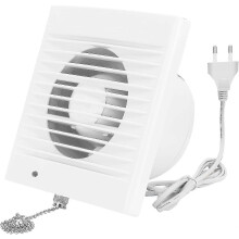 PARKToepasselijk op 150 mm 18 W 320 m/u afzuigventilator met terugslagklep en kettingschakelaar, raam-