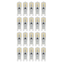 PARK20 X G9 5w Led himmennettävä kapselipolttimo Vaihda valolamput Ac220-240v, lämmin valkoinen