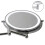 PARKOtwoo Wall Mounted Makeup Mirror, 10x Magnifying Double Sided Led Lighted Mirror 2
