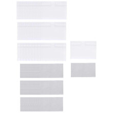 PARK50Pcs Clear Plastic Label Holder Price Tag, Shelf Label Clip Removable Label Holder for Storage Bin