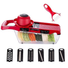 PARKsopiva keittiön viipalointikoneeseen, Spiralizer-vihannesleikkuri, vihannesleikkuri 6-in-1-ruokaviipale,