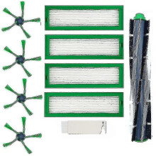 Cepillos laterales de repuesto PARK con filtro HEPA para aspiradora robot Vorwerk Kobold VR200 VR300