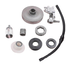 PARKClutch Sprocket Rim Drum Oil Pump Worm Gear for Chinese 4500 5200 5800 45Cc 5 Oil Seal Fuel Filter-CXDT