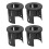 PARK4Pcs Parking Assist Sensor Bezels Front Rear Stable Performance Replacement for Dodge Ram 1500 1
