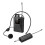 PARKUHF Cuffia con microfono wireless con trasmettitore e ricevitore, display digitale a LED, bodypack 2