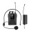 PARKUHF Cuffia con microfono wireless con trasmettitore e ricevitore, display digitale a LED, bodypack 1