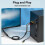 PARKCable de conversión de audio digital a analógico, cable de audio digital SPDIF/óptico y coaxial 2