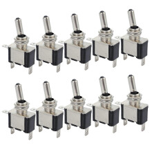 PARK10x Kippschalter Schalter Ein Aus 12v Led Wei Wippschalter Rastend Kfz Pkw Boot