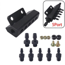 PARKTurbine exhaust pressure relief valve improves vacuum intake manifold 5-port adapter vacuum manifold