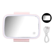 PARKLED Visor Mirror Auton aurinkosuoja, meikkipeili, LED Light Surround, auton aurinkosuoja valkoinen