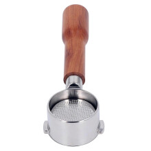 PARKPortafilter 51mm 2 Ears Bottomless Coffee Handle Stainless Steel for Delonghi ECO310 C1 Type Red Acid