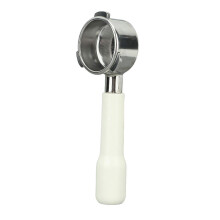 PARKBottomless Portafilter 54mm Stainless Steel 3 Ears Coffee Portafilter for Breville 8 Type C2 White Plastic