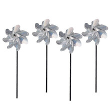 PARK4 Pcs Outdoor Decor Decorative Stakes Scare Birds Pinwheels Kids Pinwheel Spinners Patio Wind -CDSX