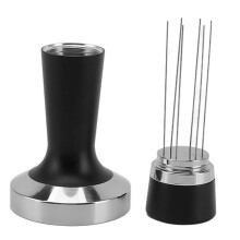 PARK2 in 1 Coffee Tamper Stirrer Set Flat Base Ergonomic Handle Stainless Steel Aluminum Alloy Coffee Tamper