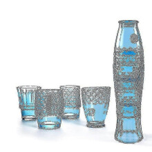 PARKKoi Stack Ass Set Kalan muotoinen Gobelet Cup Cocktail Olutlasi Pinottava juomalasisetti Glasswar