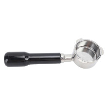 PARKBottomless Portafilter 51mm 3 Ears Stainless Steel Coffee Portafilter for 6001 5403 KF5400 Black