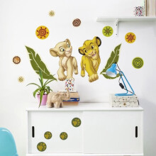 Adesivi giganti Simba & Nala Il Re Leone Disney